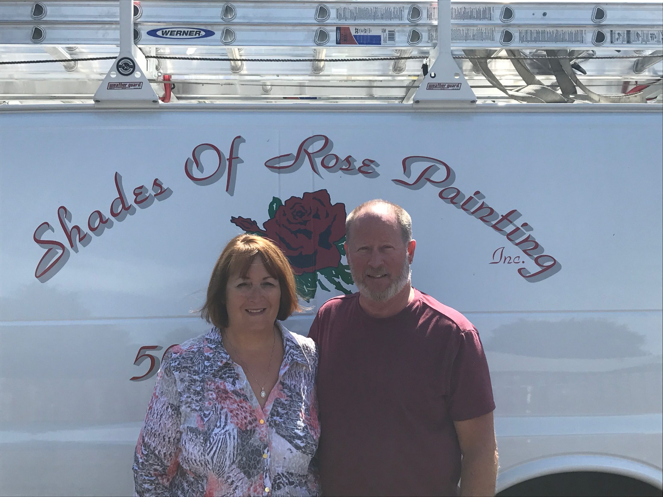 Rick and Rose Trudeau, founders of Shades of Rose Painting